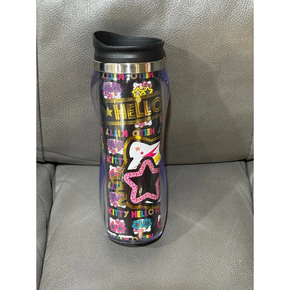 Sanrio Hello Kitty Travel Tumbler Stainless Steel Insulated Mug Star‎ Graphic